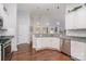 Spacious kitchen featuring stainless steel appliances, granite countertops, and hardwood floors at 101 Harvest Farm Ct, Mount Holly, NC 28120