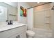 Half bathroom featuring a tub and a sink at 10209 Mamillion Dr, Huntersville, NC 28078