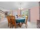View of the dining room, featuring crown molding and a classic chandelier fixture at 1252 Wendy Rd, Rock Hill, SC 29732