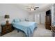 Large primary bedroom with plush carpet, ceiling fan, and ensuite bathroom access at 1252 Wendy Rd, Rock Hill, SC 29732