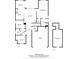 Detailed floor plan showcasing the layout, dimensions, and room sizes of the home at 1445 Deer Forest Dr, Indian Land, SC 29707