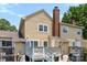 Back exterior view showcasing the deck, siding, and architectural details at 1670 Robins Nest Ct # C, Gastonia, NC 28054