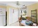 Cozy breakfast nook featuring natural light, a ceiling fan and a view of the outdoors at 1670 Robins Nest Ct # C, Gastonia, NC 28054