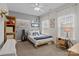 Cozy bedroom featuring decor, bright natural light from the windows, and simple furnishings at 205 Church St, Mcadenville, NC 28101