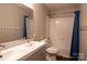 Bright bathroom with double sink, vanity, and shower tub at 2090 Durand Rd, Fort Mill, SC 29715
