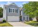 Charming two-story home featuring gray siding, a two-car garage, and a well-maintained front yard at 2090 Durand Rd, Fort Mill, SC 29715