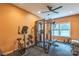 Home gym featuring workout equipment at 2100 Darian Way, Waxhaw, NC 28173