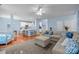 Spacious living room flows into kitchen area; great for entertaining with lots of light at 3006 S Legacy Park Blvd, Indian Land, SC 29707