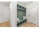 Stylish mudroom with built-in storage, bench seating, and easy access to the entryway at 3486 Winters St, Newton, NC 28658