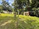 A spacious backyard with a well-maintained lawn and detached shed at 370 Miracle Dr, Salisbury, NC 28146