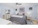 Comfortable bedroom with a ceiling fan, a neutral color palette, and stylish furnishings at 4725 Rounding Run Rd, Charlotte, NC 28277