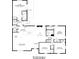 Detailed floor plan of a home showing layout of bedrooms, bathrooms, kitchen, living room, and other rooms at 5817 Red Carriage Ln, Charlotte, NC 28212