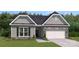 Charming single-Gathering home boasting stone accents, a well-manicured lawn, and an attached two-car garage at 905 Exeter Dr, Sherrills Ford, NC 28673