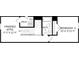 Upper level floor plan featuring a finished attic, bathroom, and bedroom layout at 908 Exeter Dr, Sherrills Ford, NC 28673