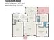 Detailed floor plan showcasing the layout of the house, including room dimensions and features at 1610 Union Rd # 1610B, Gastonia, NC 28054