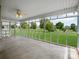 The screened patio has great views of the large yard at 2872 Wheat Field Ct, Lincolnton, NC 28092