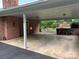 Spacious carport providing ample covered parking at 356 Lucky Hollow Rd, Hickory, NC 28601
