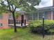 Inviting front porch with black railings and brick accents at 356 Lucky Hollow Rd, Hickory, NC 28601