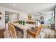 An open-concept living and dining area with stylish furnishings and natural light at 420 Balboa St, Matthews, NC 28104