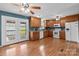Charming kitchen features wood cabinets and stainless appliances at 522 Ne Connector Hwy, Albemarle, NC 28001