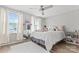 Bright bedroom with natural light and hardwood flooring at 9606 Vinca Cir # E, Charlotte, NC 28213