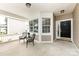 Inviting front porch with seating area, offering a relaxing outdoor space at 1040 Stonedown Ln, Matthews, NC 28104