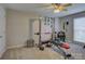 Spacious basement featuring exercise equipment to create a dedicated workout space at 116 Hallett St, Fort Mill, SC 29715