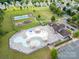 Aerial view of community pool and recreation area at 11608 Downy Birch Rd, Charlotte, NC 28227