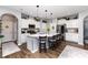 Well-equipped kitchen with a spacious island, modern appliances, and stylish finishes at 126 W Morehouse Ave, Mooresville, NC 28117
