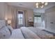 Comfortable bedroom with soft lighting, plush bedding and charming decorations at 17537 Caddy Ct, Charlotte, NC 28278
