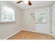 Functional mud room with a window and door leading to the outside at 3304 Chilham Pl, Charlotte, NC 28226