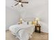 Bright bedroom featuring neutral carpet, ceiling fan, and ample space at 4261 Coachwhip Ave, Lancaster, SC 29720
