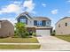 Charming two-story home with a well-manicured lawn and attached two-car garage at 4261 Coachwhip Ave, Lancaster, SC 29720