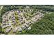 Aerial view of a neighborhood surrounded by lush greenery at 704 Millstream Dr, Rock Hill, SC 29732