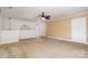 Large carpeted bonus room with neutral colors, ceiling fan and bright, natural light at 704 Millstream Dr, Rock Hill, SC 29732