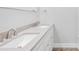Sleek bathroom featuring a double vanity, modern fixtures, and a clean design at 716 W Graham St, Shelby, NC 28150