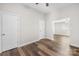 Spacious bedroom with wood flooring and neutral walls at 716 W Graham St, Shelby, NC 28150