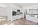 Elegant kitchen featuring stainless steel appliances, modern cabinets, and an open layout at 716 W Graham St, Shelby, NC 28150