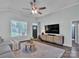 Bright and spacious living room with a large window and plenty of natural light at 720 4Th St, Stanley, NC 28164