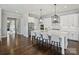 Spacious kitchen with modern appliances, a large island, and an open floor plan to the dining area at 822 River Oaks Ln, Charlotte, NC 28226