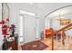 Inviting foyer with hardwood floors, chandelier, and staircase leading to the upper level at 1069 Westlake Dr, Kannapolis, NC 28081