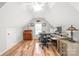 Office with natural light, wood floors, desk, computer setup and stylish decor at 1069 Westlake Dr, Kannapolis, NC 28081