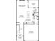 Open floor plan showing the home's kitchen, dining, Gathering room, pocket office, and covered patio at 1225 Margo Mannor Dr, Fort Mill, SC 29708