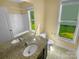 Bathroom featuring double vanity, granite countertops, and tiled floors at 13419 Morgan Lee Ave, Charlotte, NC 28213
