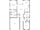 Floor plan showcasing the layout of the home, including bedrooms, bathrooms, and living areas at 13419 Morgan Lee Ave, Charlotte, NC 28213