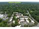 Aerial view showcasing the community's proximity to Uptown Charlotte and verdant surroundings at 1708 Roxborough Rd # C, Charlotte, NC 28211