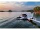 Jet skis parked on dock with sunset background at 175 Rehoboth Ln, Mooresville, NC 28117