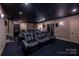 Enjoy movie nights in your own home theater featuring tiered seating, a projector, and premium sound at 175 Rehoboth Ln, Mooresville, NC 28117