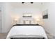 Well-lit bedroom with a comfortable bed, neutral tones, and an inviting atmosphere at 2107 W Trade St, Charlotte, NC 28216