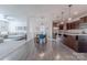 Open floor plan connecting the living room, dining area, and kitchen for easy entertaining at 4113 Bent Green Ln, Monroe, NC 28112